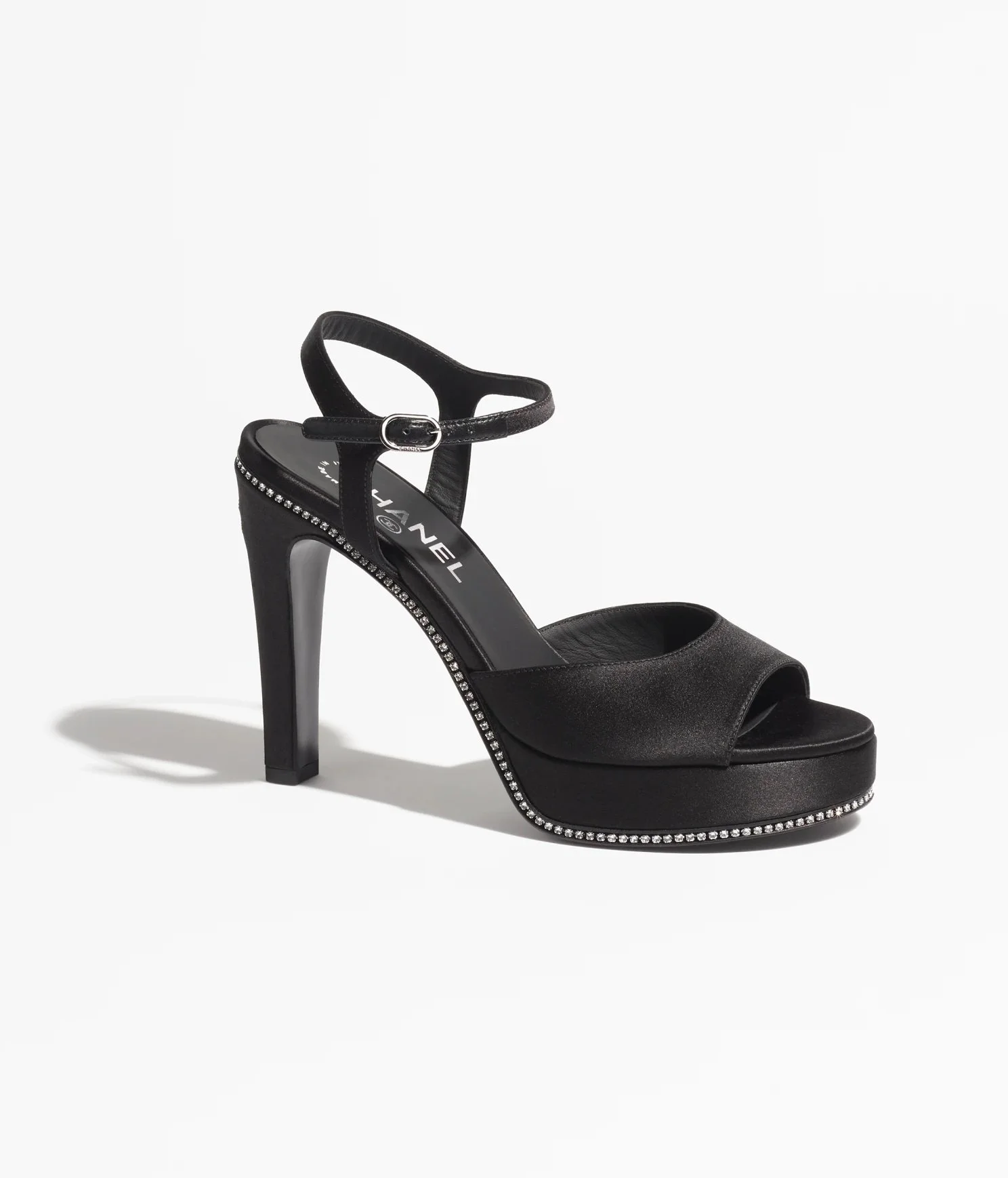 Chanel Block Heel Sandals in Black — UFO No More